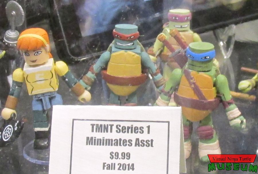 Minimates April and Turtles