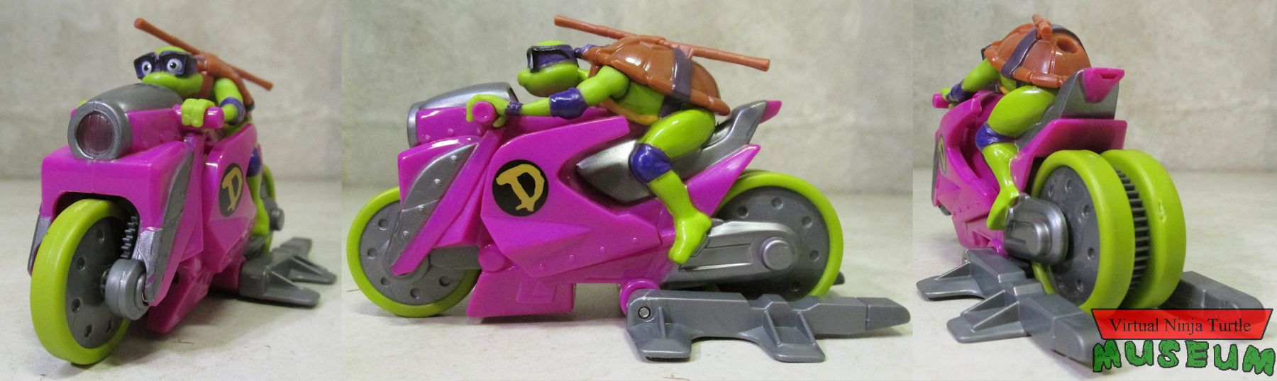 Backflip Riders Donatello front, side and back