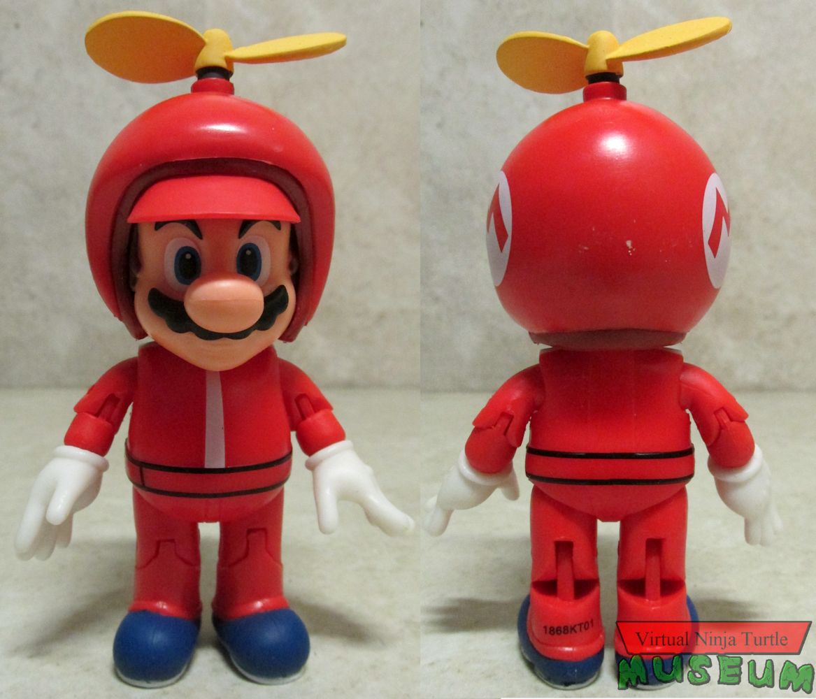 Propeller Mario front and back